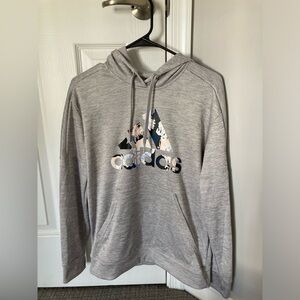 Adidas Gray Hoodie with Logo